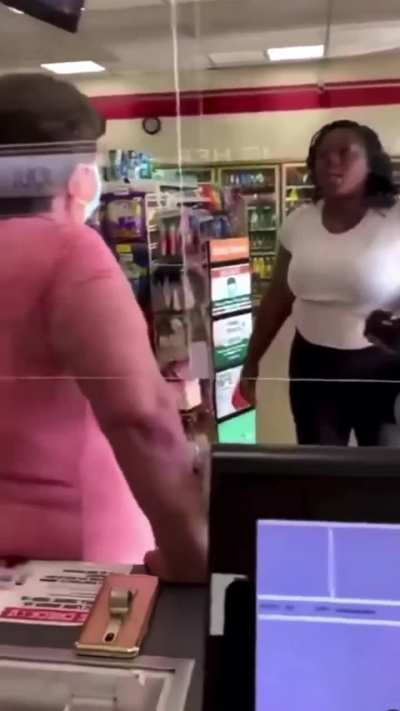 Racist Karen gets beat down after being warned