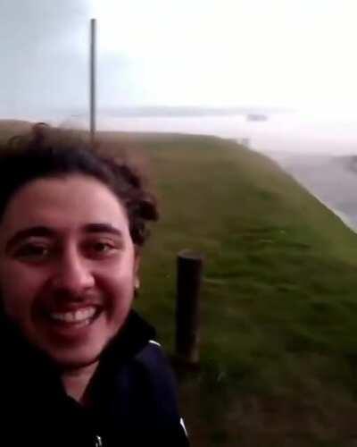 Second time in Brazilian history a cyclone happens, Brazilians: