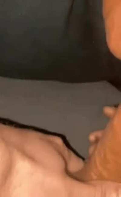 my first taste of white dick...