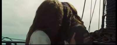 Kiera Knightley and Johnny Depp POTC