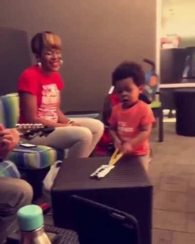 This little guy is going places