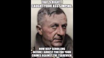 Monarchist Simp Police