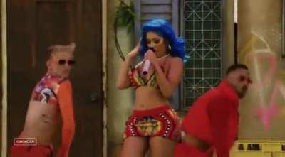 Saweetie areola slip at Coachella