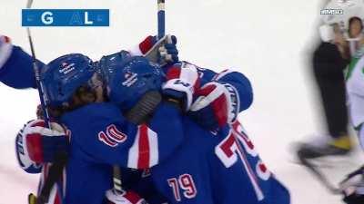 [DAL 1-(1) NYR] K'Andre Miller ties the game with less than a second left in regulation