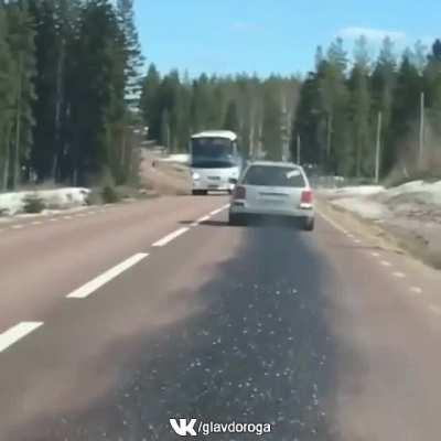 WCGW Passing an uneven road.