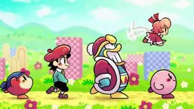 I made a Kirby 64 parody of the famous walk from Treasure Island! Someone else posted here an old version but this is the definitive one with the proper rhythm