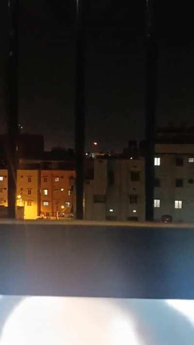 Fireworks as seen from my bedroom window 