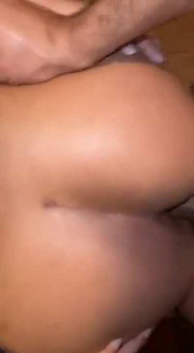 Girl girl taking dick in her butt