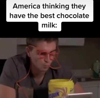 Blursed chocolate milk