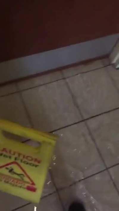 Forbidden drinking fountain