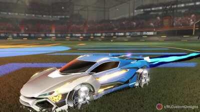 [Titanium White R3MX GXT] [Titanium White Mainframe] [Sky Blue Power-Shot] [Titanium White Apparatus: Inverted]