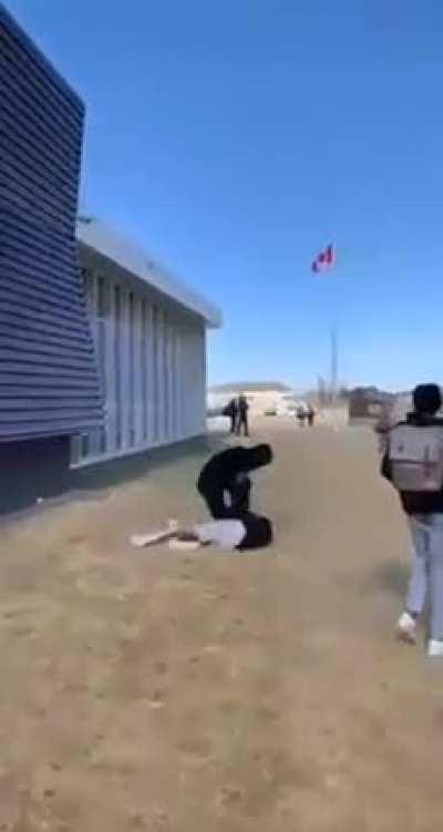 Kids fight over racial slurs at my old school. (2 years ago)