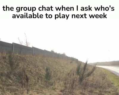 Sorry, I'm on top of a hill