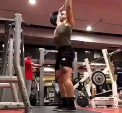 ...to lift weights