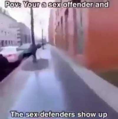 When the offender is sus!