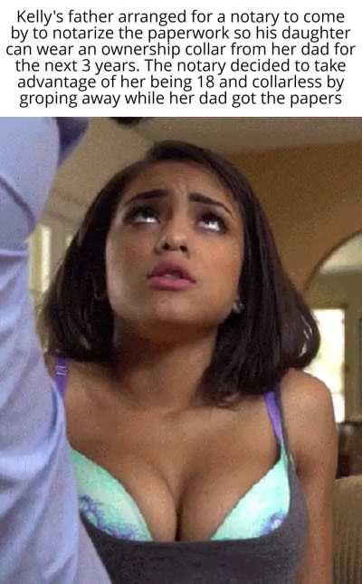 That's pretty much a warning and an example of what will happen if she hasn't found a husband in the next 3 years.