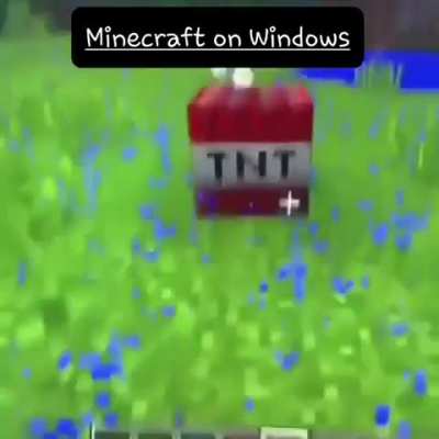 Minecraft no Linux vs no Windows