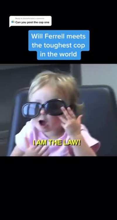 Reply to @jtizzleforizzle the one where will ferrell gets his butt kicked by pearl? sure 😈 w/ @pearlmckayy #willferrell #funnyordie #goodcopbabycop