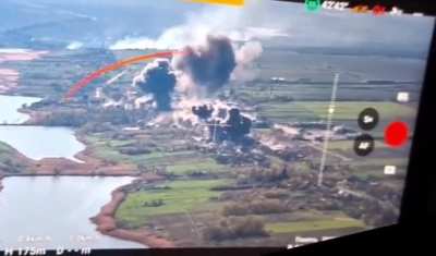 A Russian drone crew recorded three hits with FAB bombs