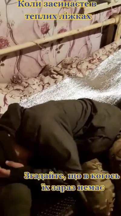 When you reach the point where only sleep can heal you .. you can sleep anywhere