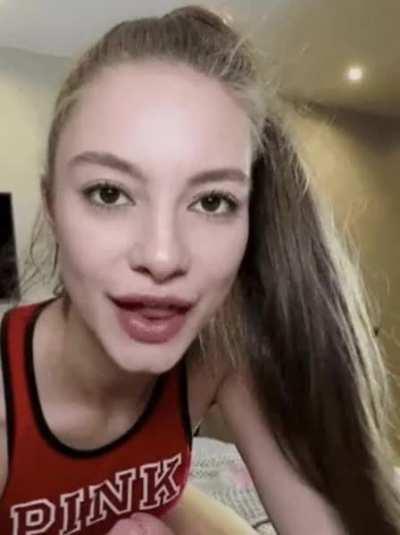 Swallows it proudly!