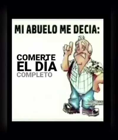 😩 Te extraño abuelito cuanta, cuanta razón tenias 😩