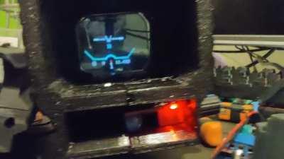 Built an apex style smart optic for airsoft, compass and round counting included!