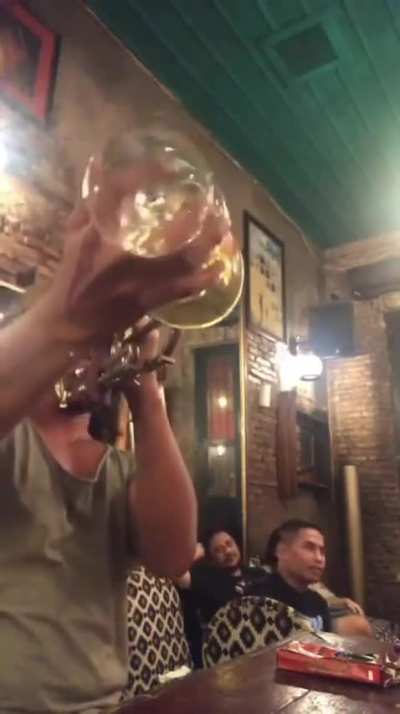 Some mad trumpet skills (source link in description)