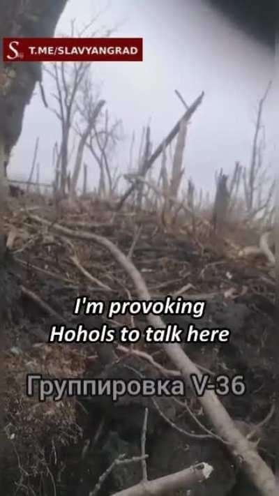 RU POV.Daily trench work of the fighters from the RU unit 