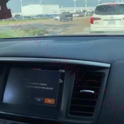 Douchebag shoots strangers with paintball gun