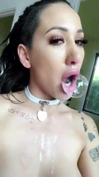 Amia Miley Post Blowjob