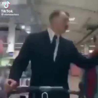 he's acting like nothing happened