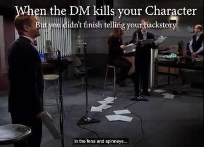 When The DM Kills Your Character