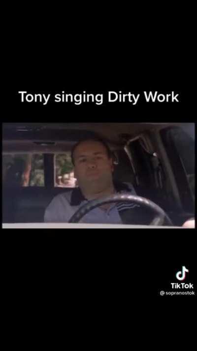 Tony Soprano sings âDirty Work.â