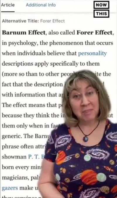 Psychology professor Dr. Inna Kanevsky debunking viral Tiktok 