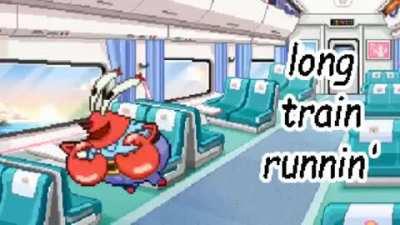 Mr. Krabs sings Long Train Runnin' by The Doobie Brothers