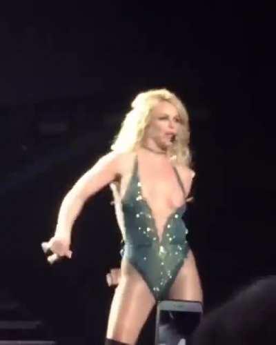 Britney Spears' tits spilling out