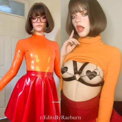 SnowCrazyFrenzy Velma cosplay TikTok vs Reddit 🧡