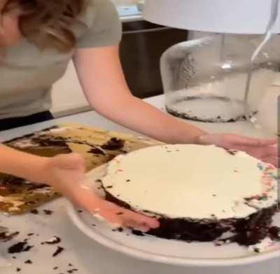 Save time baking a three-tier cake with this easy method...