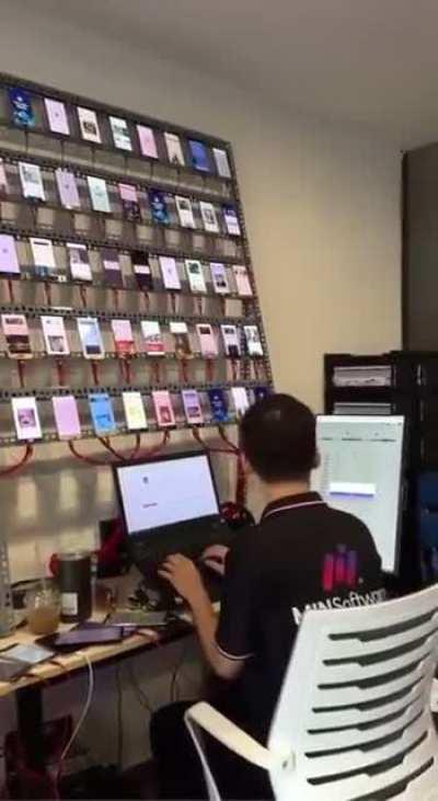 What a bot farm looks like