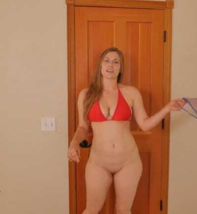 Sister-in-law strips in front of you (GIF)