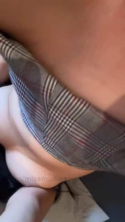 I hope my innocent face and tight pussy make your night better🥰