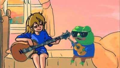 Apu and aspie singing a love song