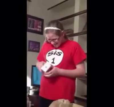 She’s had it for 10 seconds