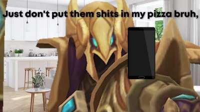 Azir calls Sivir's pizza shop