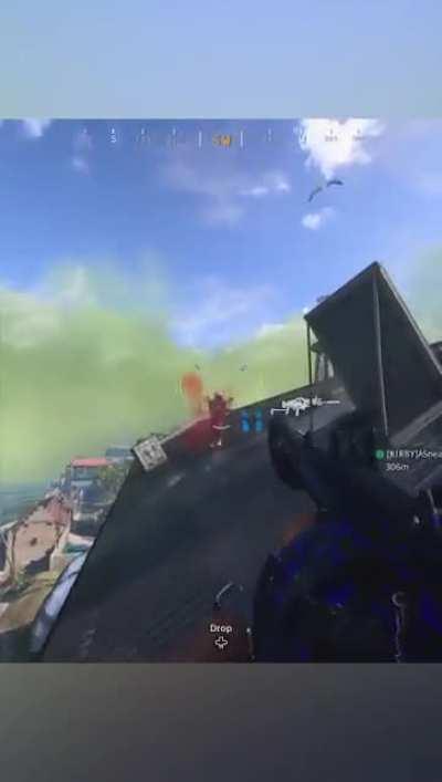 Cheeky jump on Rebirth island.