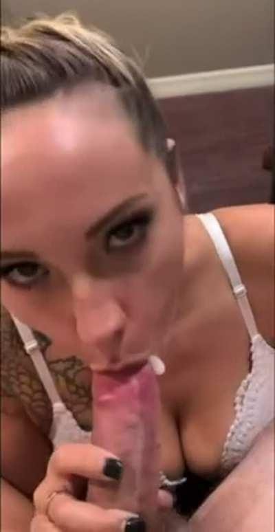 slurping up every drop