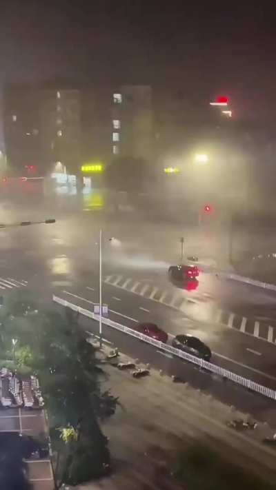 5 October 2025 - Zhanjiang, Guangdong Province, China - Typhoon Matmo made landfall