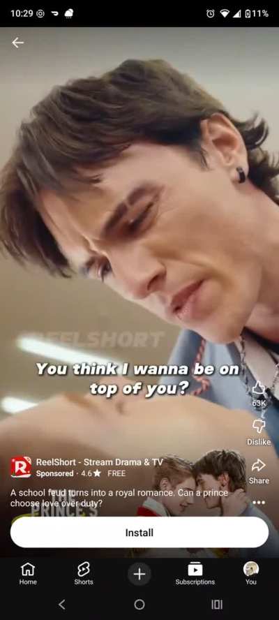 The afs goes for 3 whole mins (also gay)