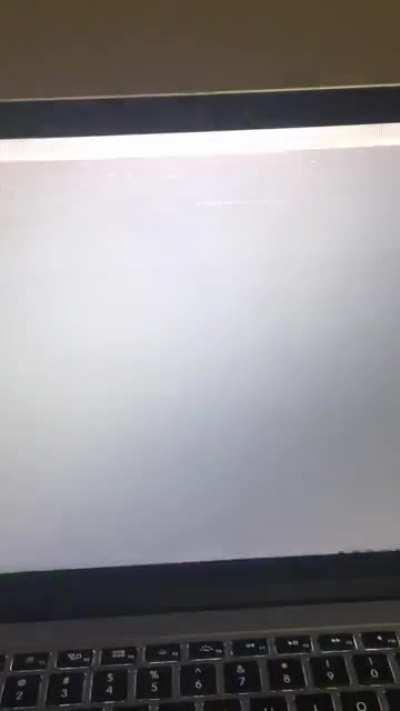 My MacBook after I closed out of a game....